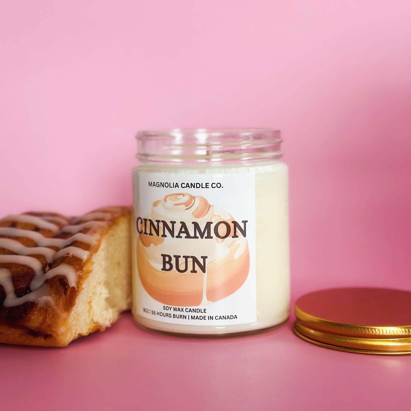 Bougie Cannelle - Été | Printemps | Automne | Fêtes 8oz - Bougies et cires | Ma Boutique Aromatique.