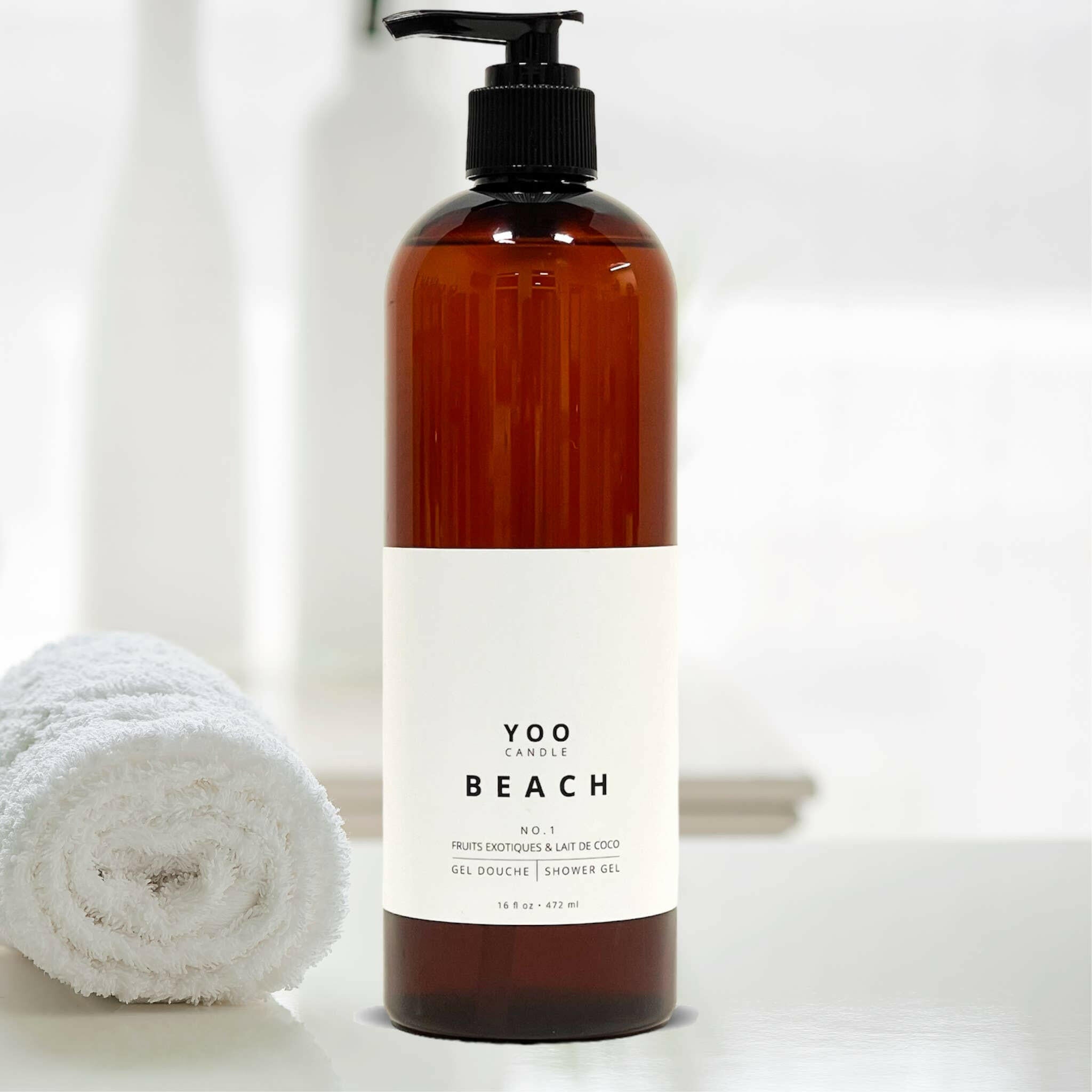 YooBeach— GEL DOUCHE 16 OZ - Soins du corps | Ma Boutique Aromatique.