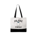 Black and White Printed Tote Bag