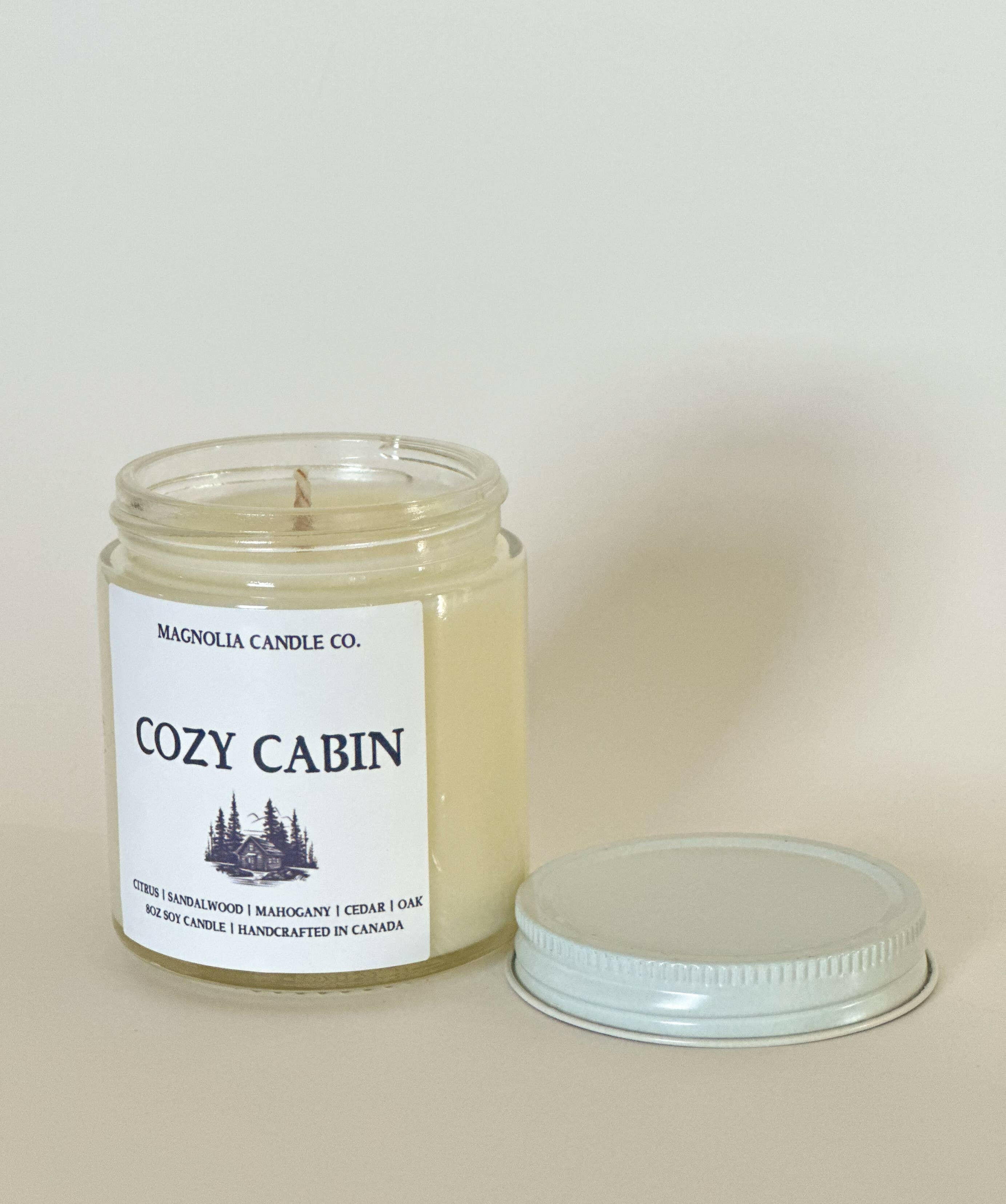 Bougie en Soja Cabane Confortable | 4oz - Bougies et cires | Ma Boutique Aromatique.