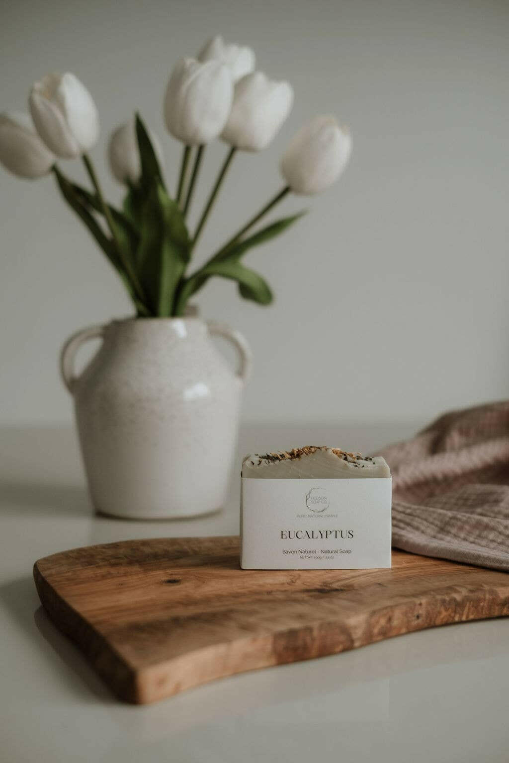 Hudson Soap Co. – Savon naturel – Eucalyptus - Soins du corps | Ma Boutique Aromatique.