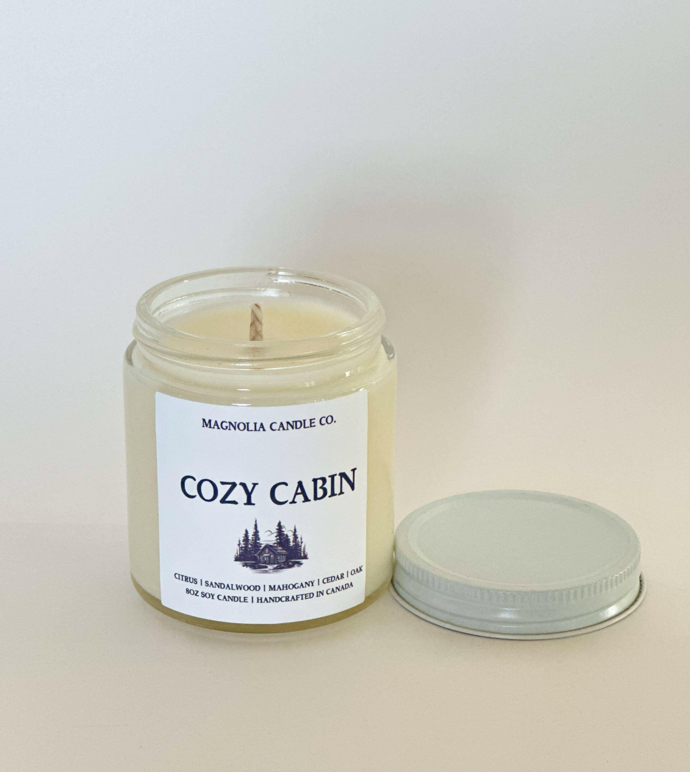 Bougie en Soja Cabane Confortable | 4oz - Bougies et cires | Ma Boutique Aromatique.