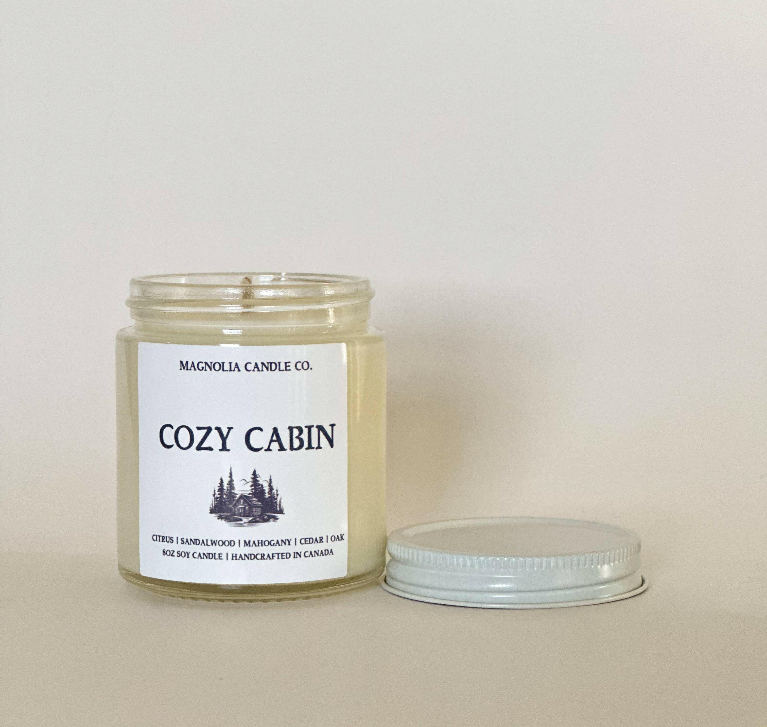 Bougie en Soja Cabane Confortable | 4oz - Bougies et cires | Ma Boutique Aromatique.