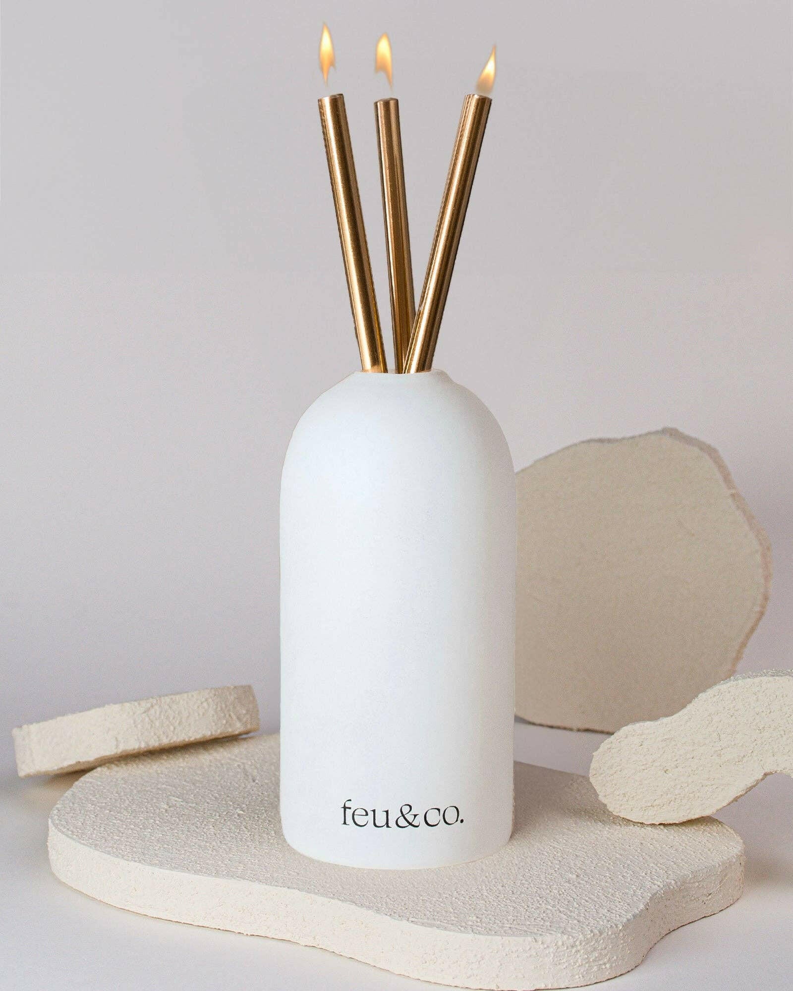 Feu & Co. – Bougie éternelle – Inodore (à recharger) - Bougies et cires | Ma Boutique Aromatique.