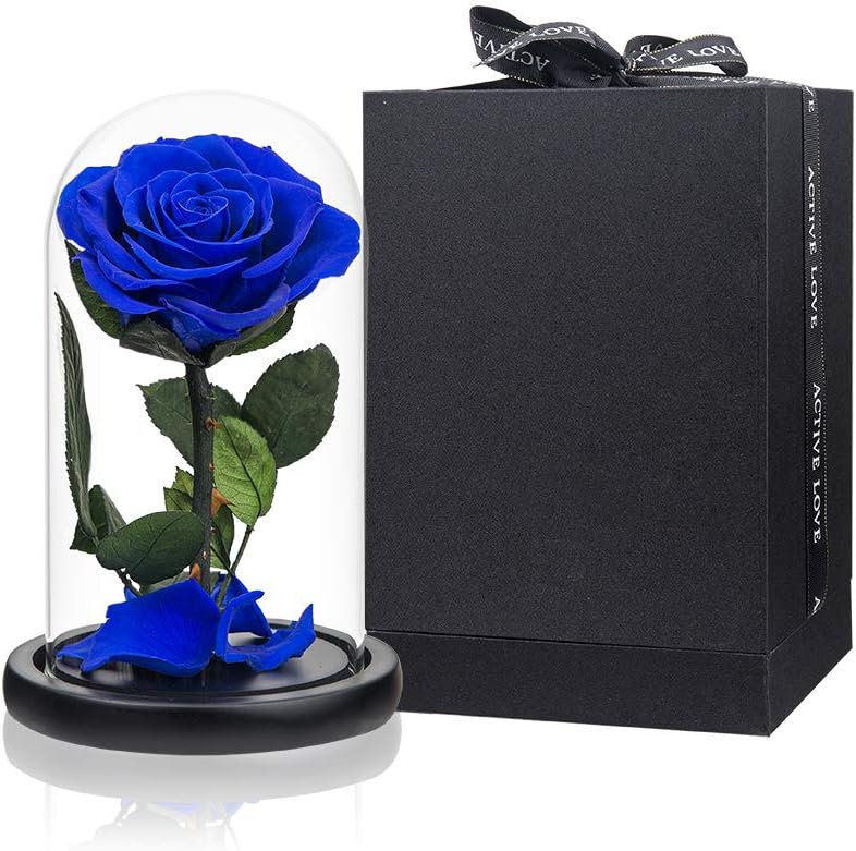 Rose éternelle bleue