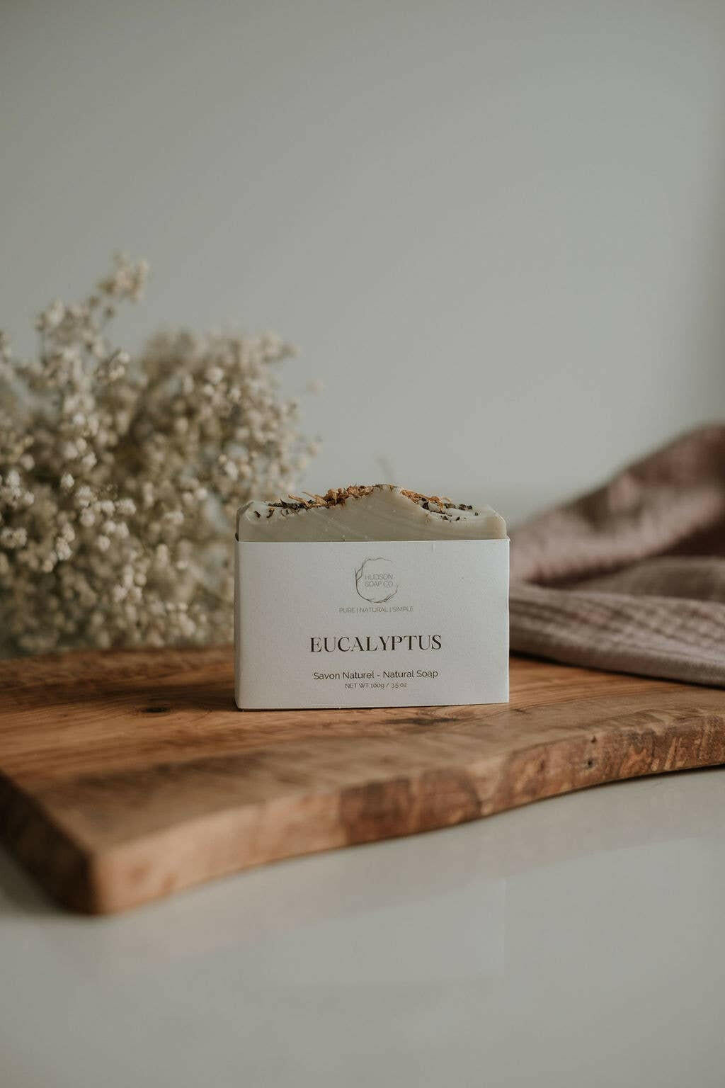 Hudson Soap Co. – Savon naturel – Eucalyptus - Soins du corps | Ma Boutique Aromatique.