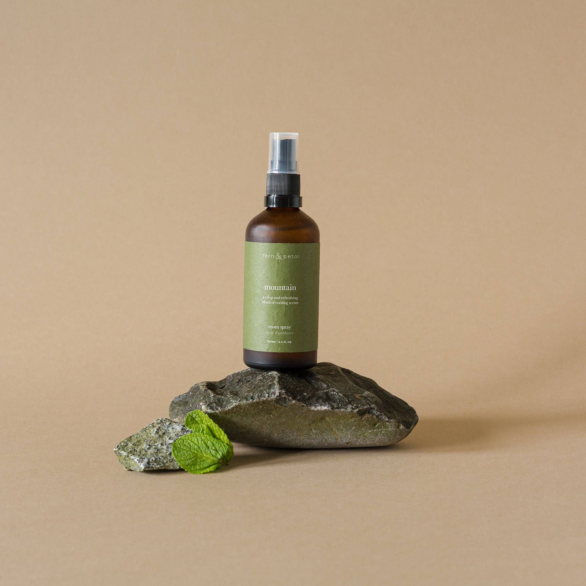 Montagne - Spray d'ambiance - Menthe Poivrée, Eucalyptus & Romarin