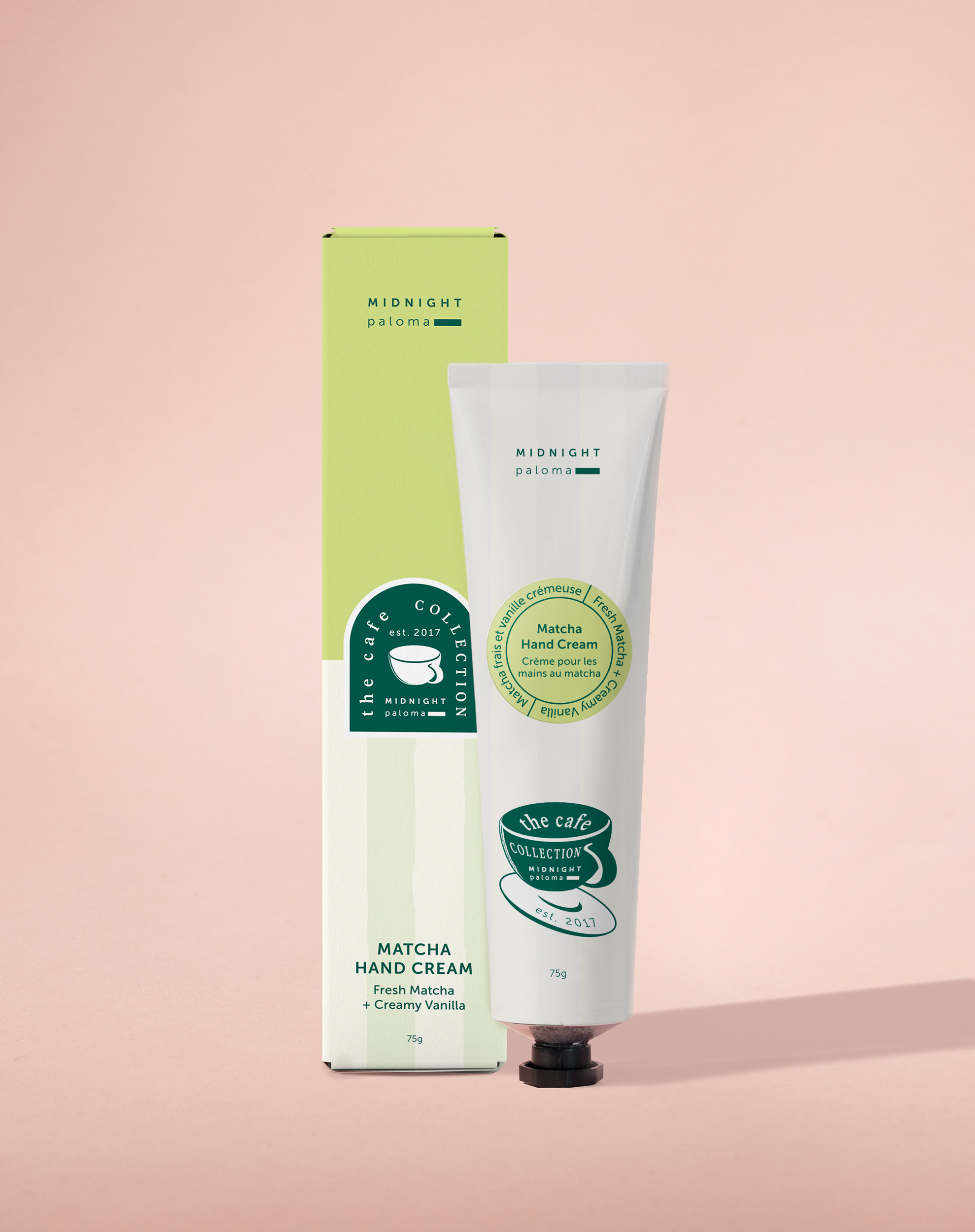 Ensemble : Crèmes pour les mains Collection Café + Présentoir de marque -  | Ma Boutique Aromatique.