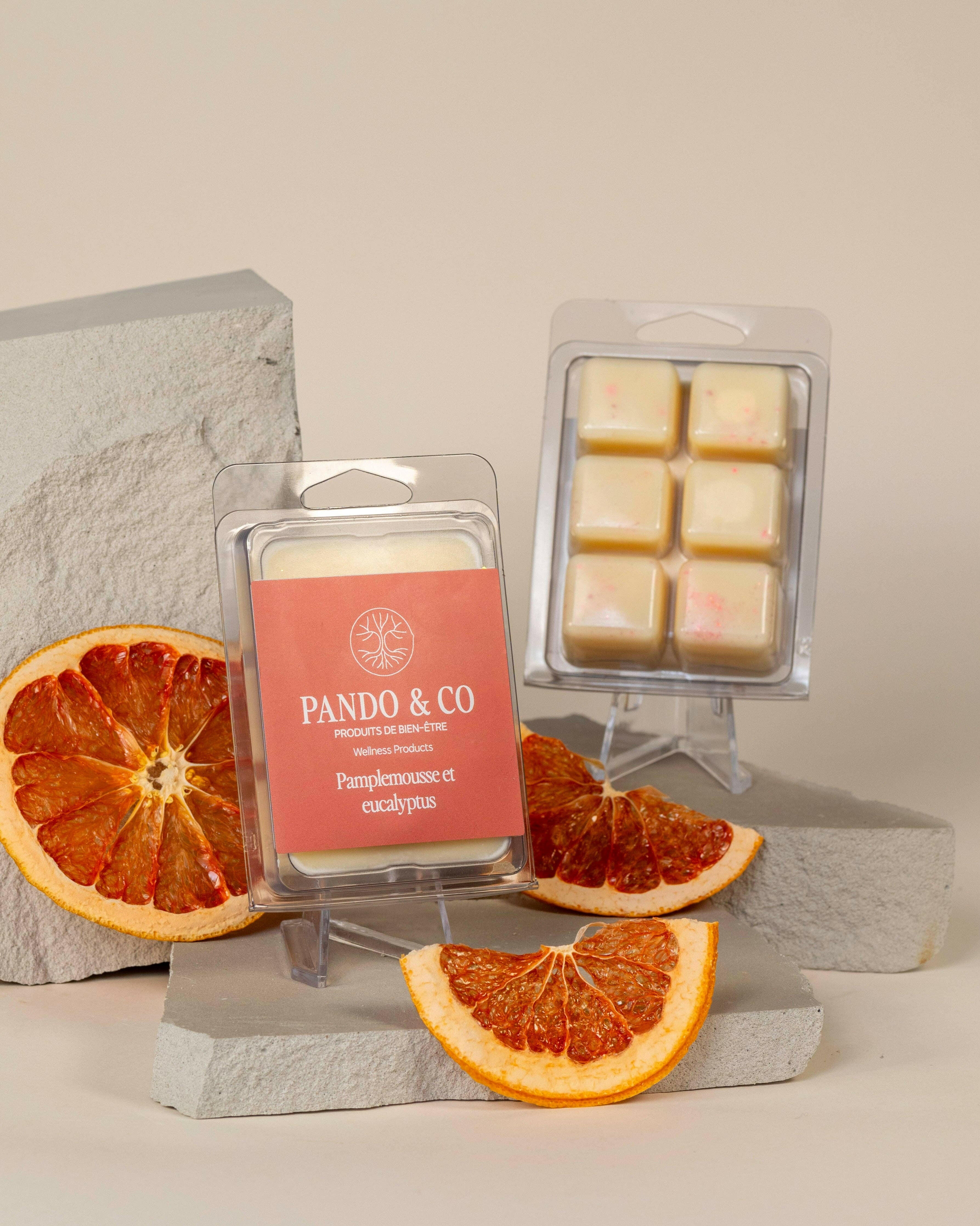 Cubes de Cire de Soya – Pamplemousse et Eucalyptus -  | Ma Boutique Aromatique.
