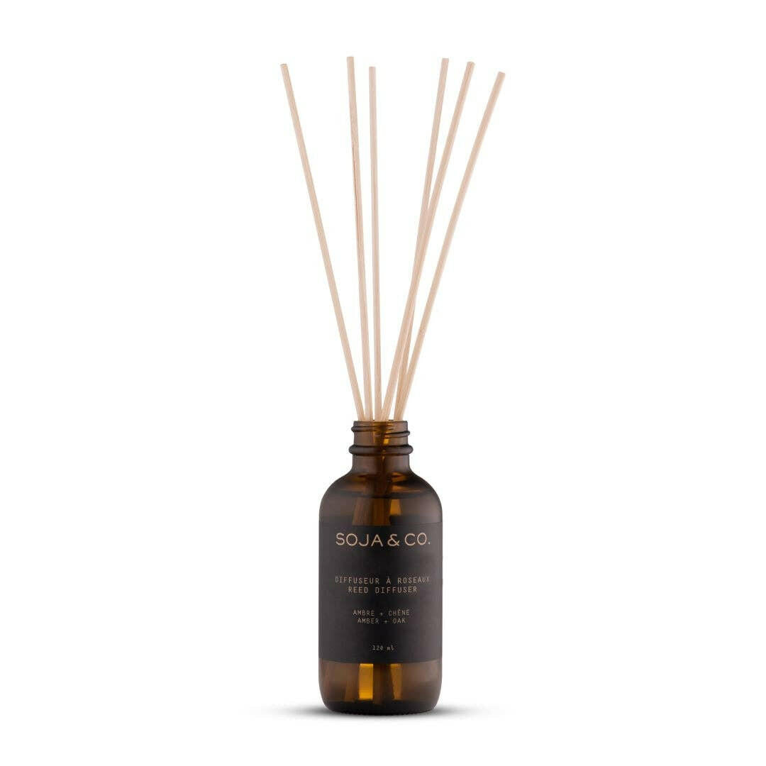 SOJA&CO.® - Diffuseur de roseaux | Ambre + Chêne - Maison et ambiance | Ma Boutique Aromatique.