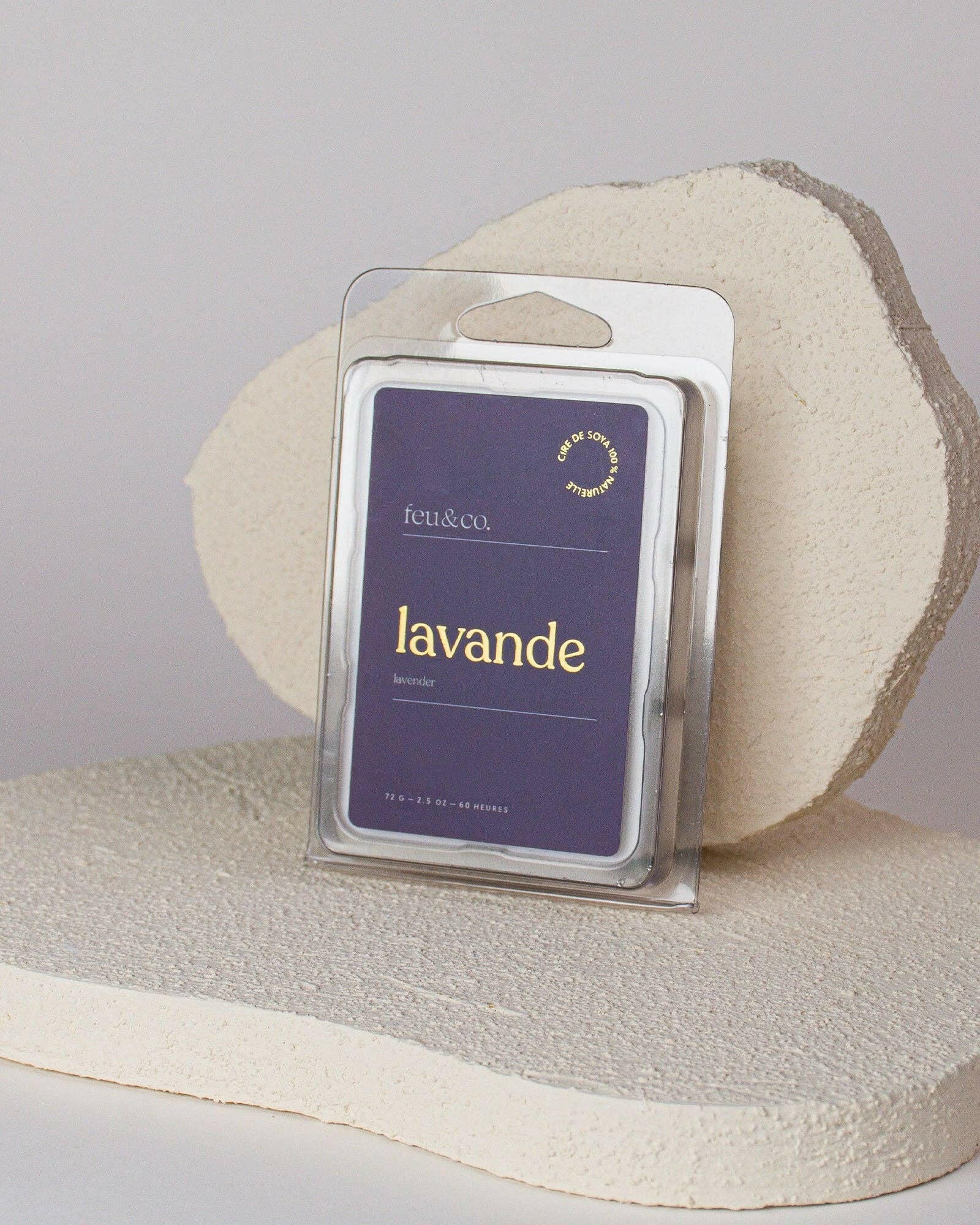 Feu & Co. – Cubes de cire – Lavande - Bougies et cires | Ma Boutique Aromatique.