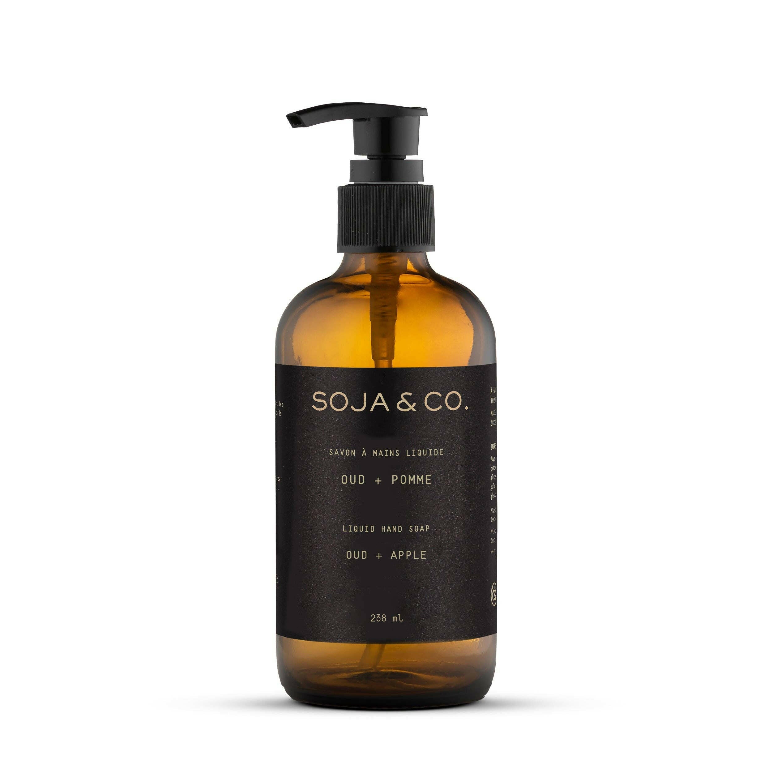SOJA&CO.® - Savon Liquide pour les Mains | Oud + Pomme - Maison et ambiance | Ma Boutique Aromatique.