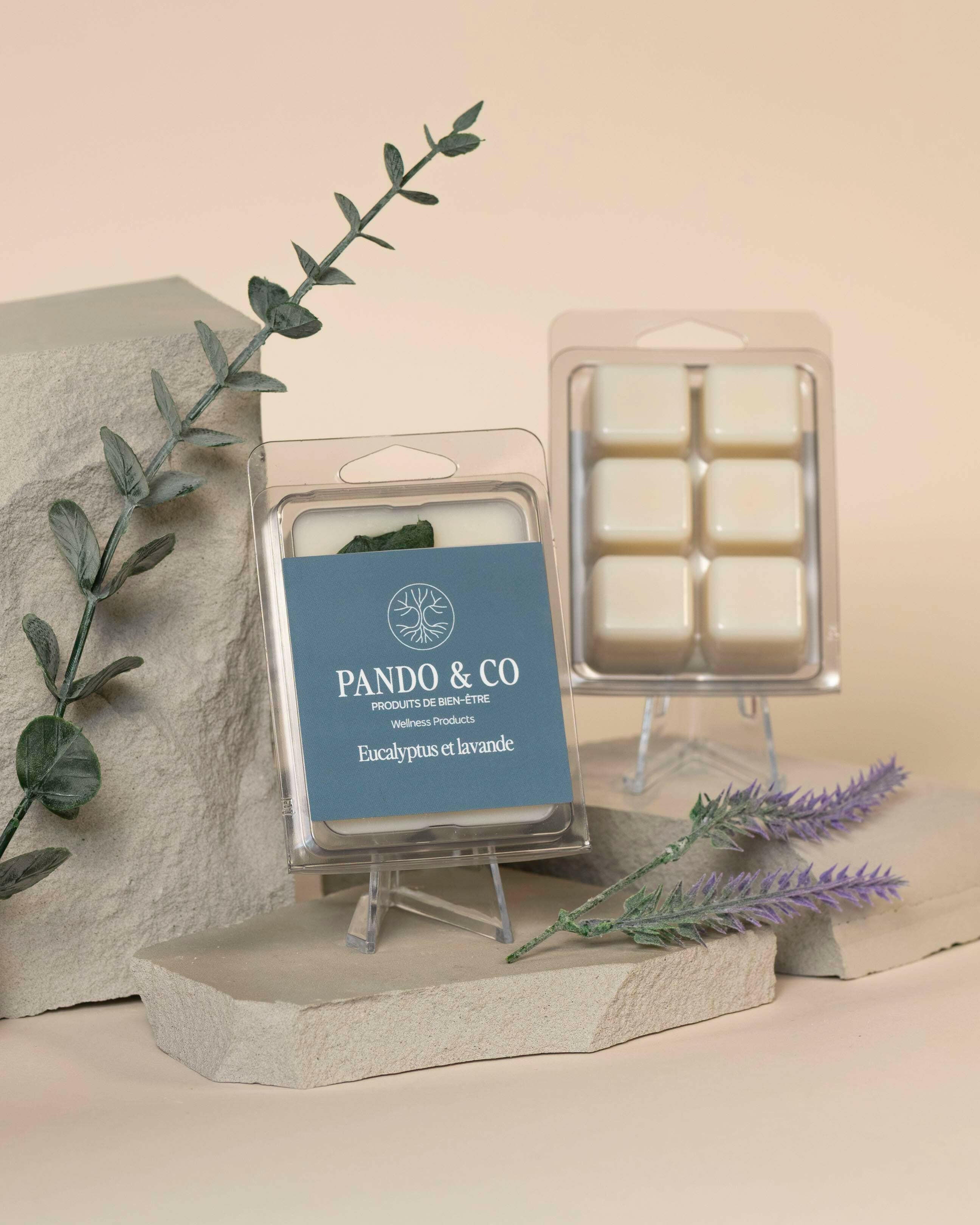 Cubes de Cire de Soya – Eucalyptus et Lavande -  | Ma Boutique Aromatique.