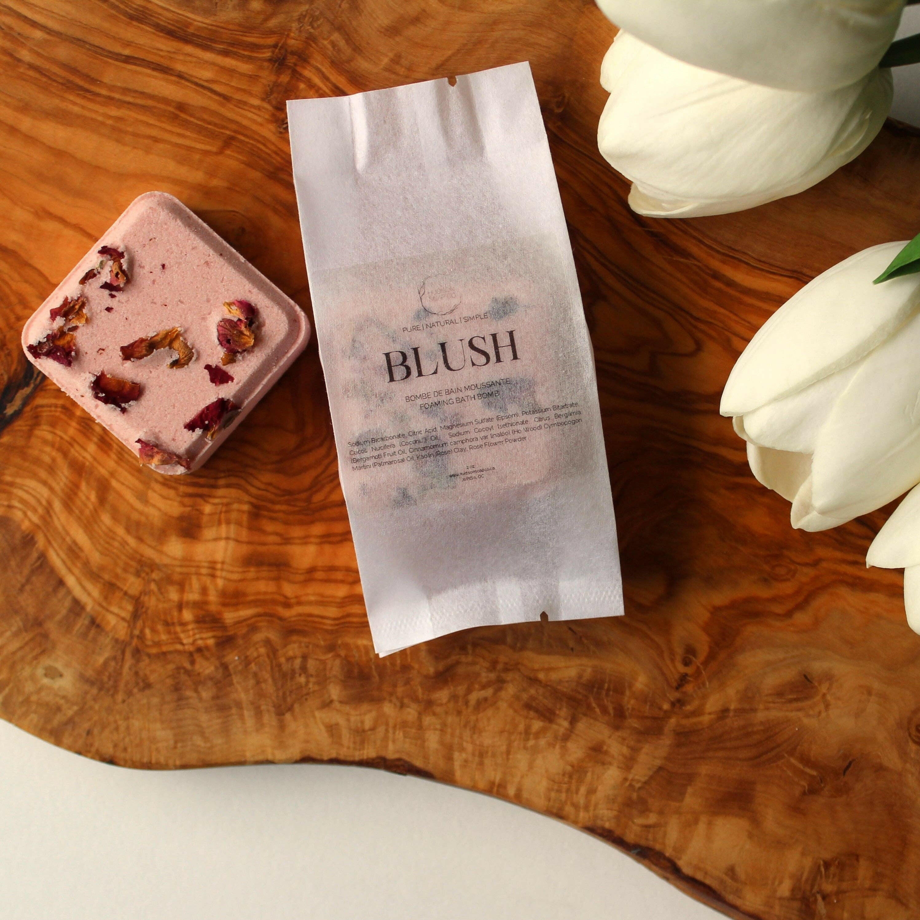 Hudson Soap Co. – Bombe de bain – Blush - Soins du corps | Ma Boutique Aromatique.