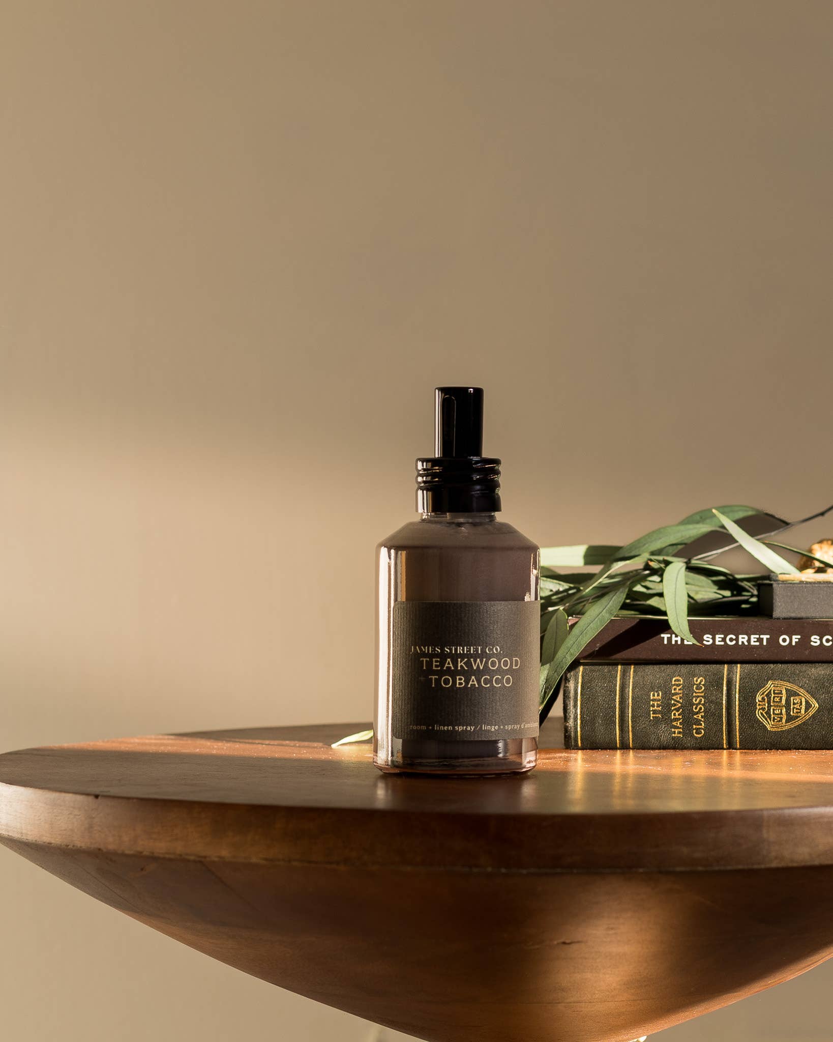 Spray pour chambre/linge Teck + Tabac