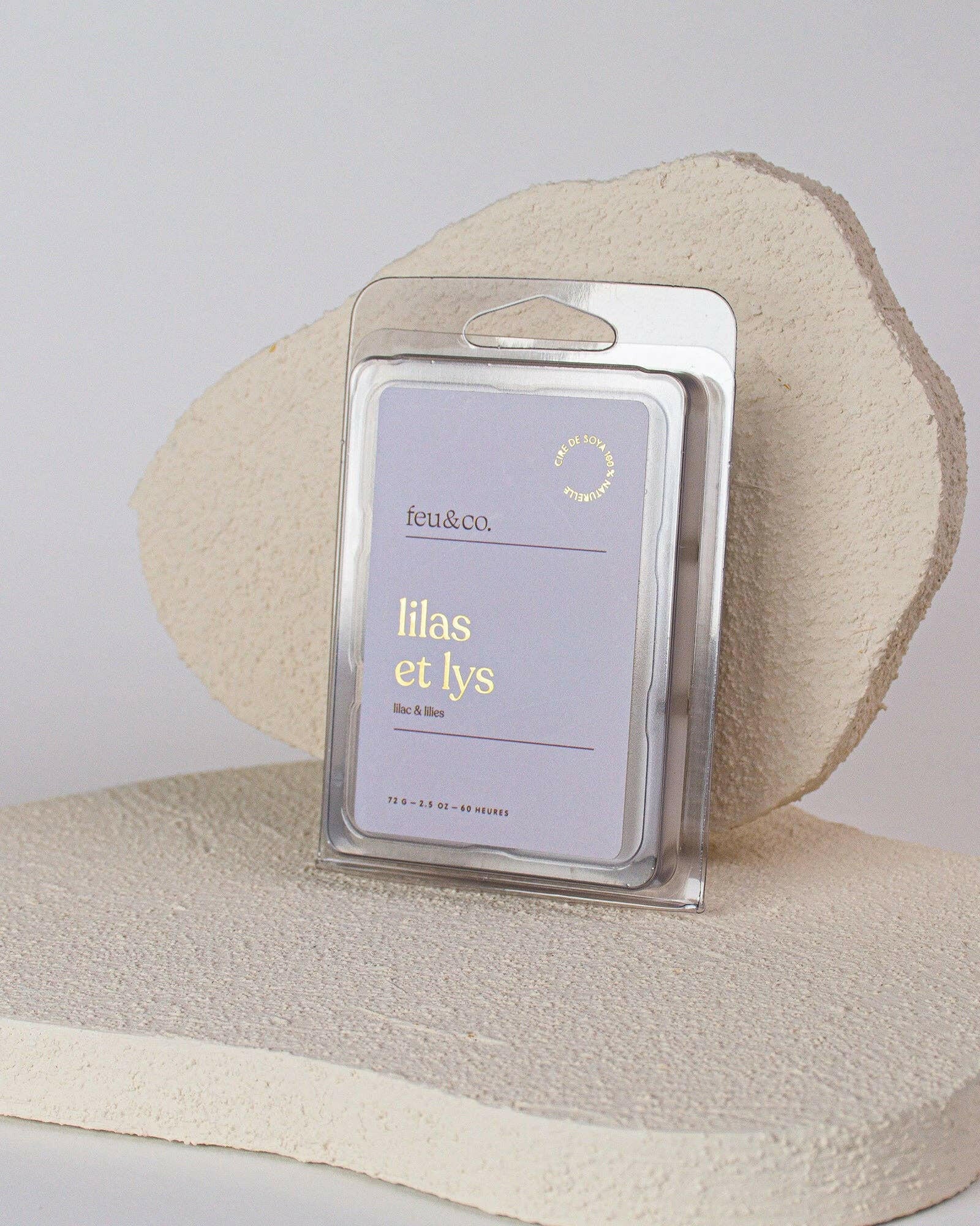 Feu & Co. – Cubes de cire – Lilas & lys - Bougies et cires | Ma Boutique Aromatique.