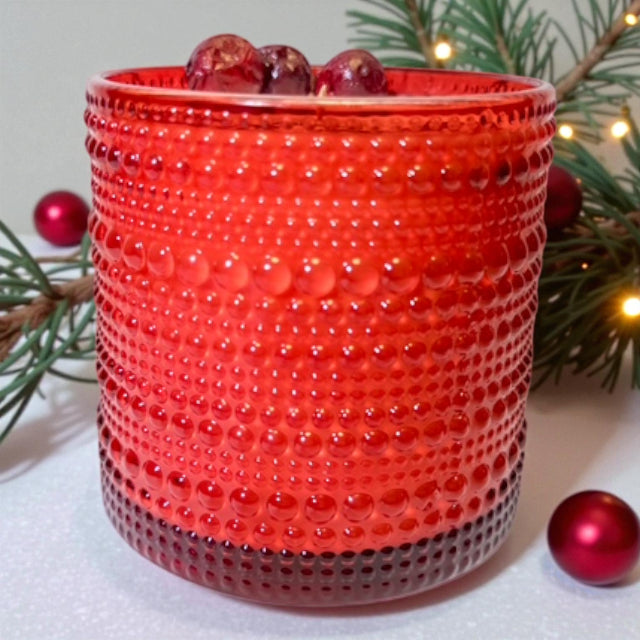 Bougie de soya - Givrée de Canneberges