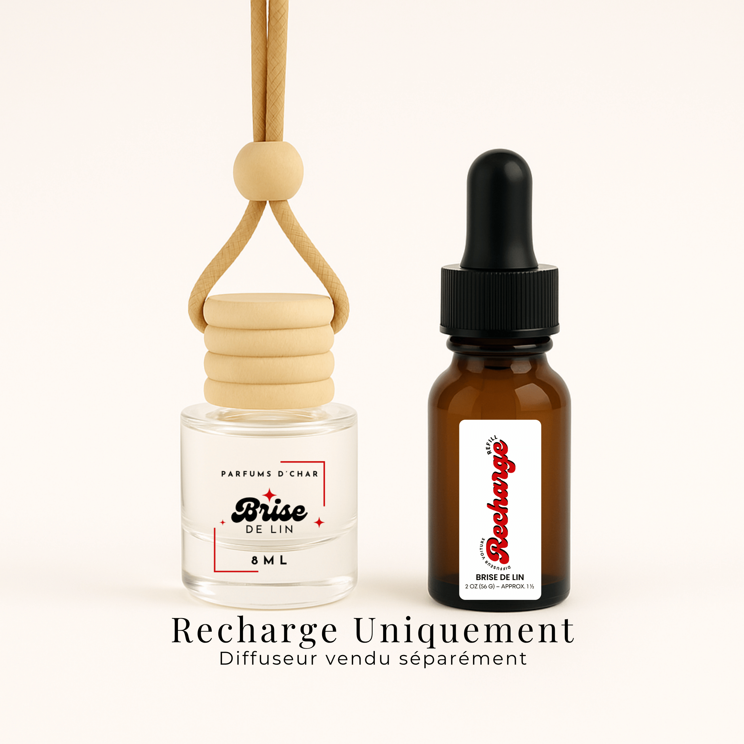 Recharge pour diffuseur | Parfums d’char - Brise de Lin