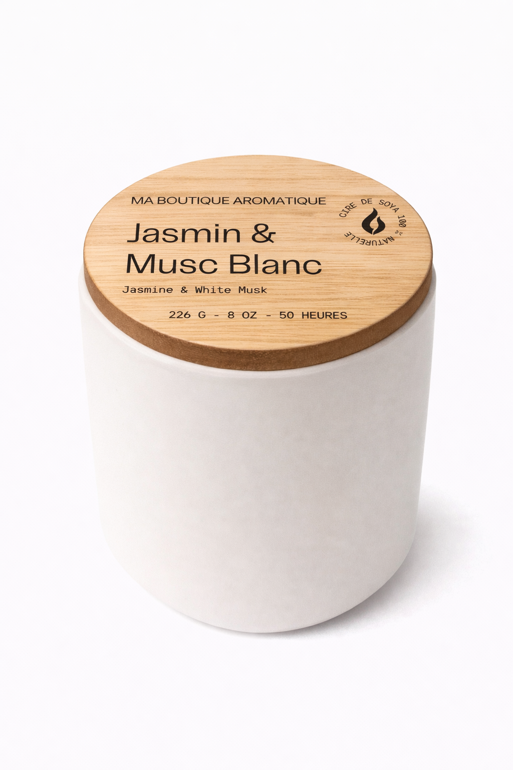 Bougie - Jasmin et Musc Blanc