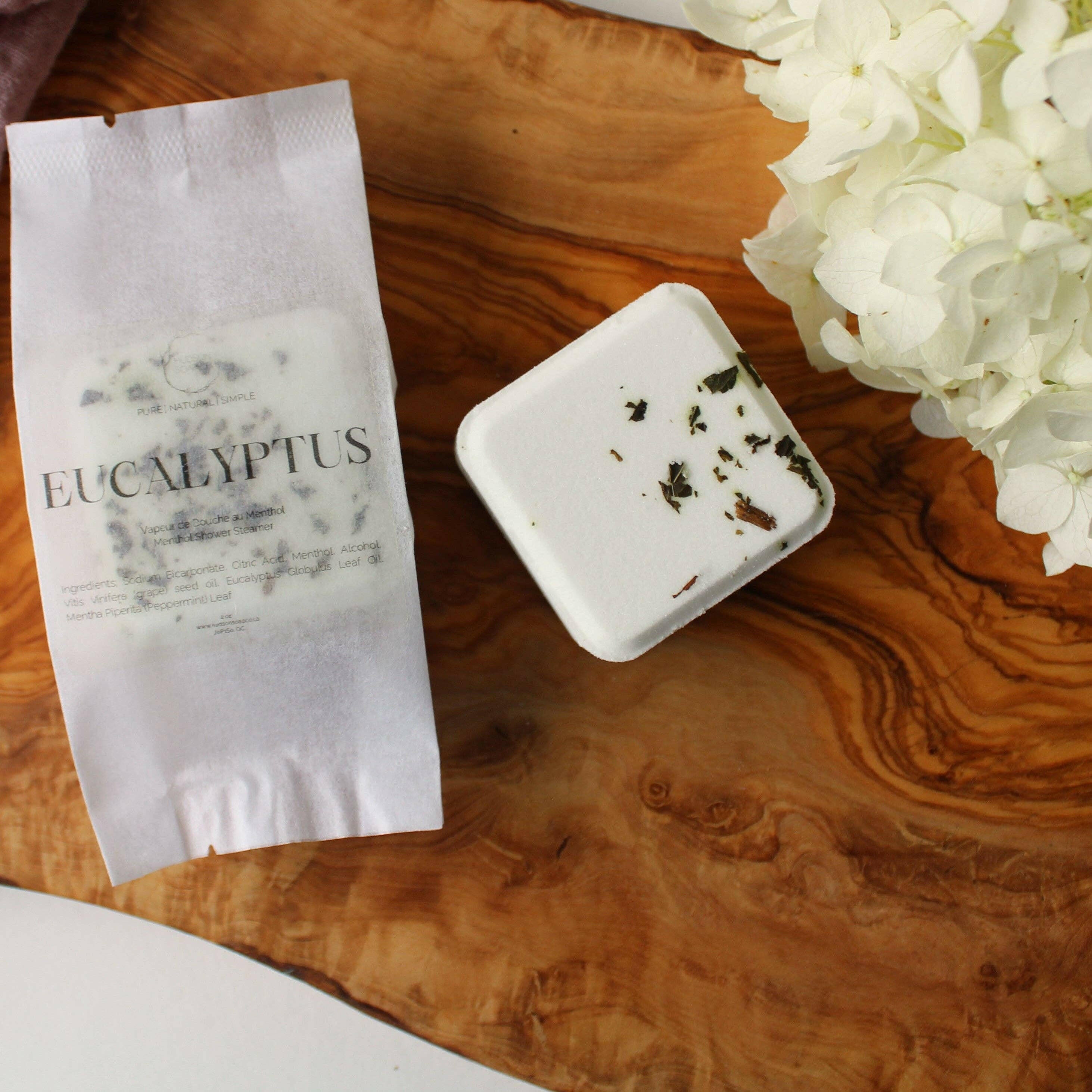 Hudson Soap Co. – Bombe de douche individuelle – Eucalyptus - Soins du corps | Ma Boutique Aromatique.