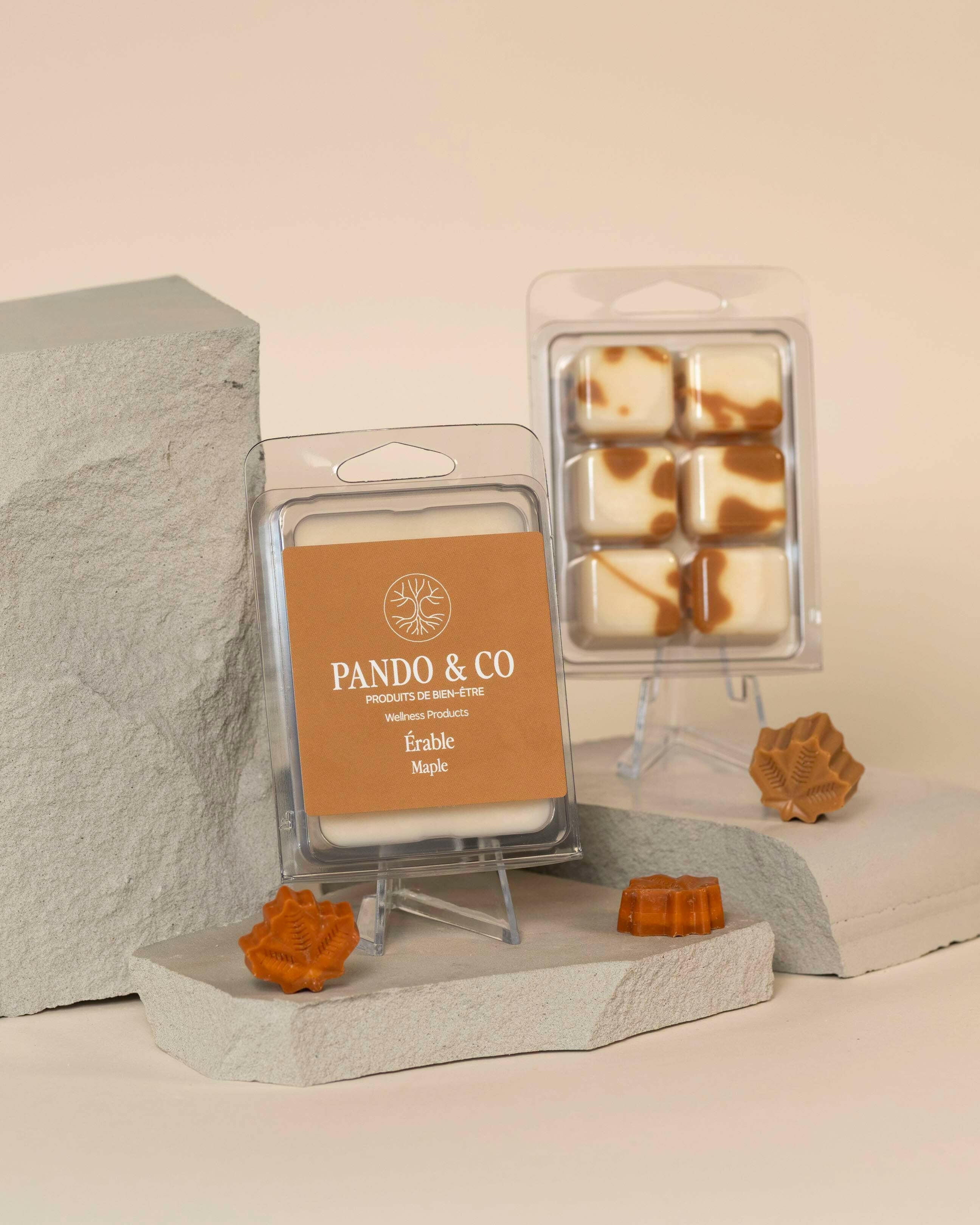 Cube de Cire à l'Érable - Évasion Naturelle du Québec -  | Ma Boutique Aromatique.