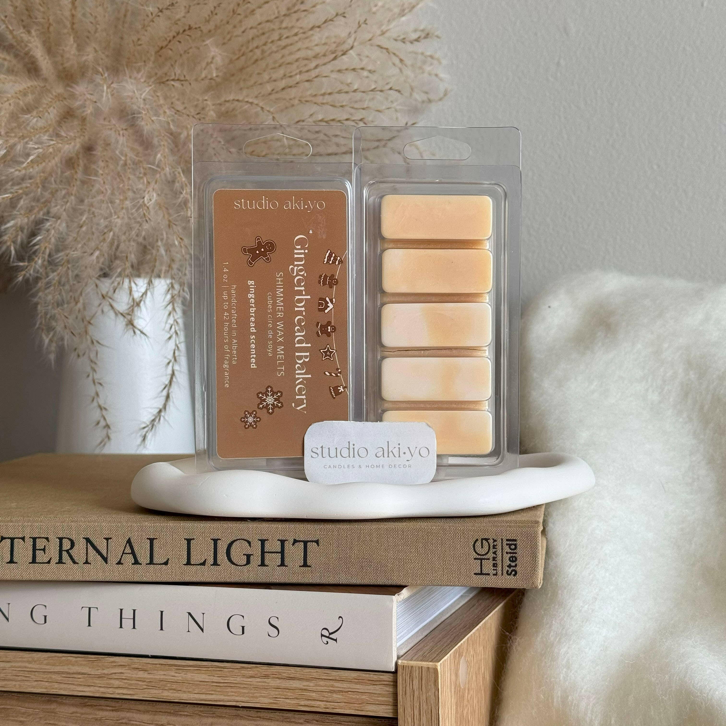 Barre de cire fondante Pain d'épices | Nostalgie des fêtes - Bougies et cires | Ma Boutique Aromatique.