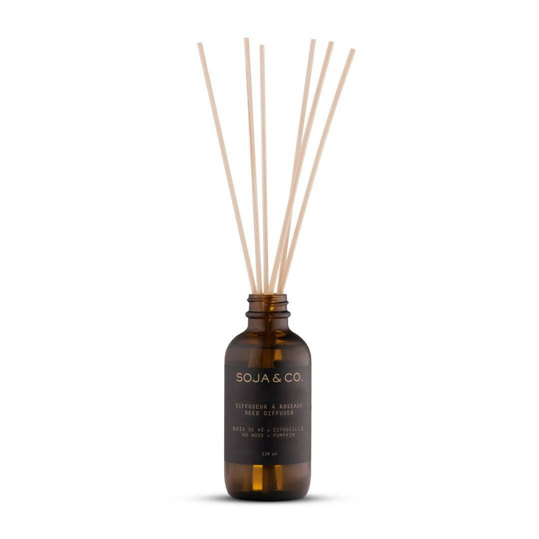 SOJA&CO.® - Diffuseur de roseaux | Bois de Hô + Citrouille - Maison et ambiance | Ma Boutique Aromatique.