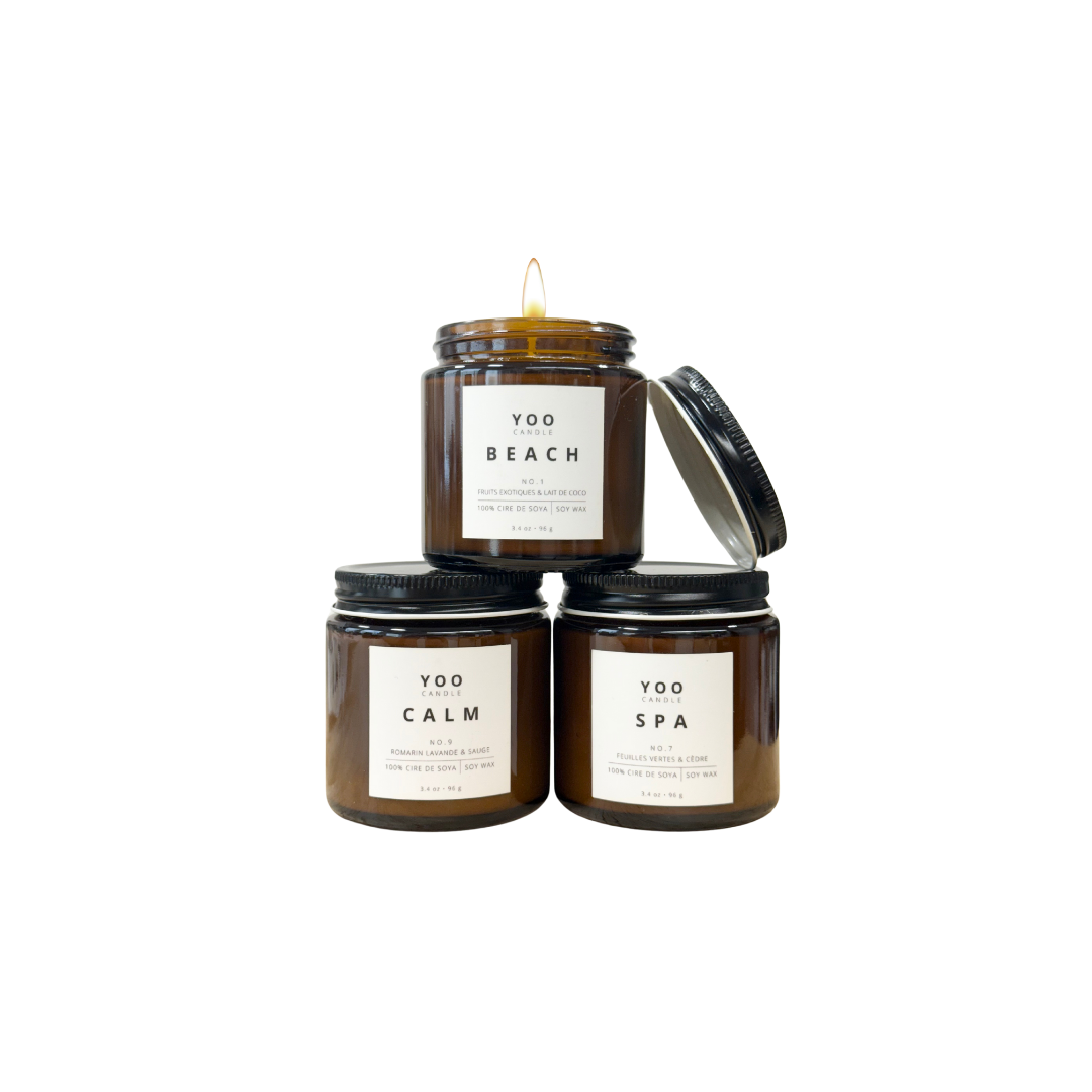 Trio Découverte - Bougies et cires | Ma Boutique Aromatique.