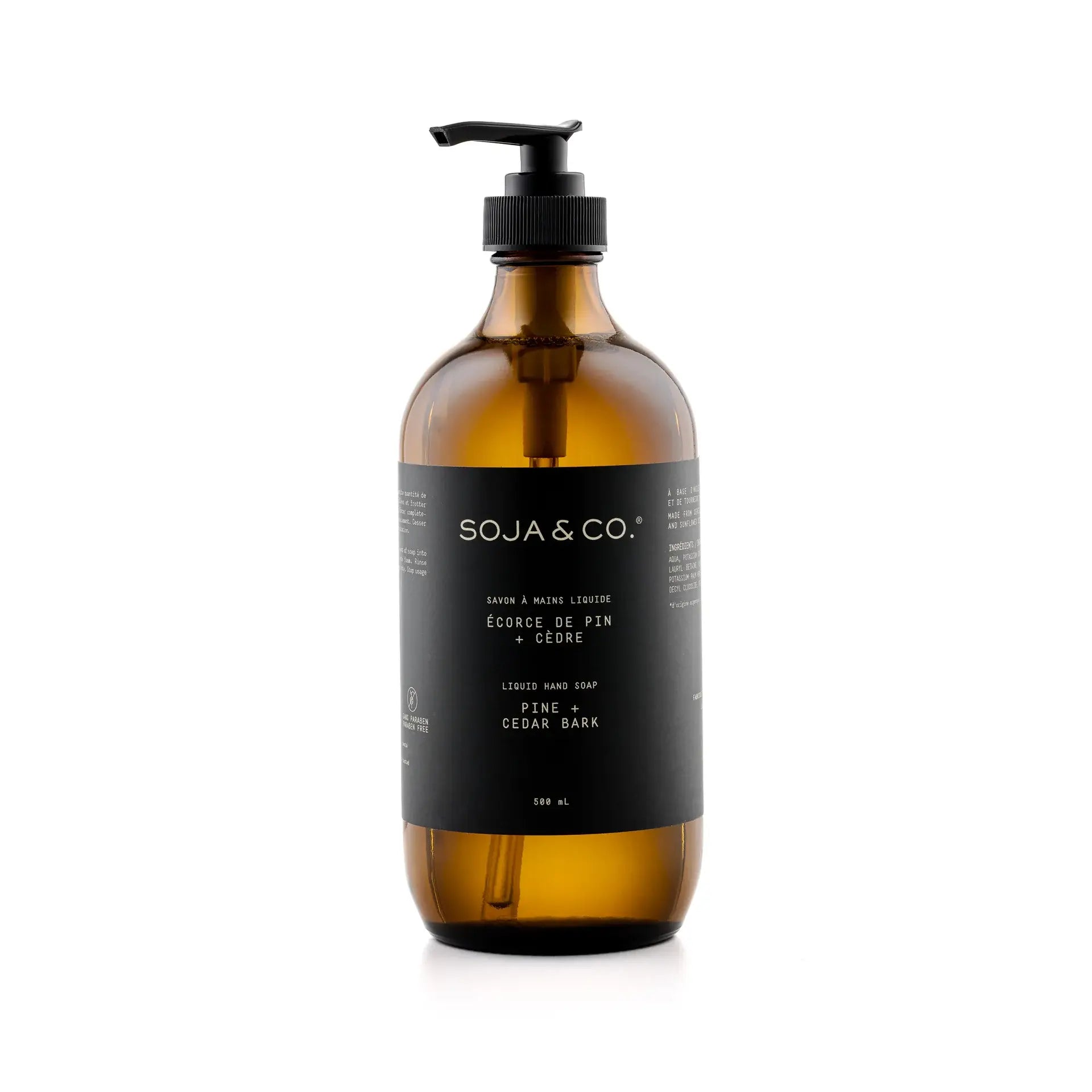 SOJA&CO.®  – Savon liquide mains – Pin & écorce de cannelle | 238ml - Savon à mains | Ma Boutique Aromatique.