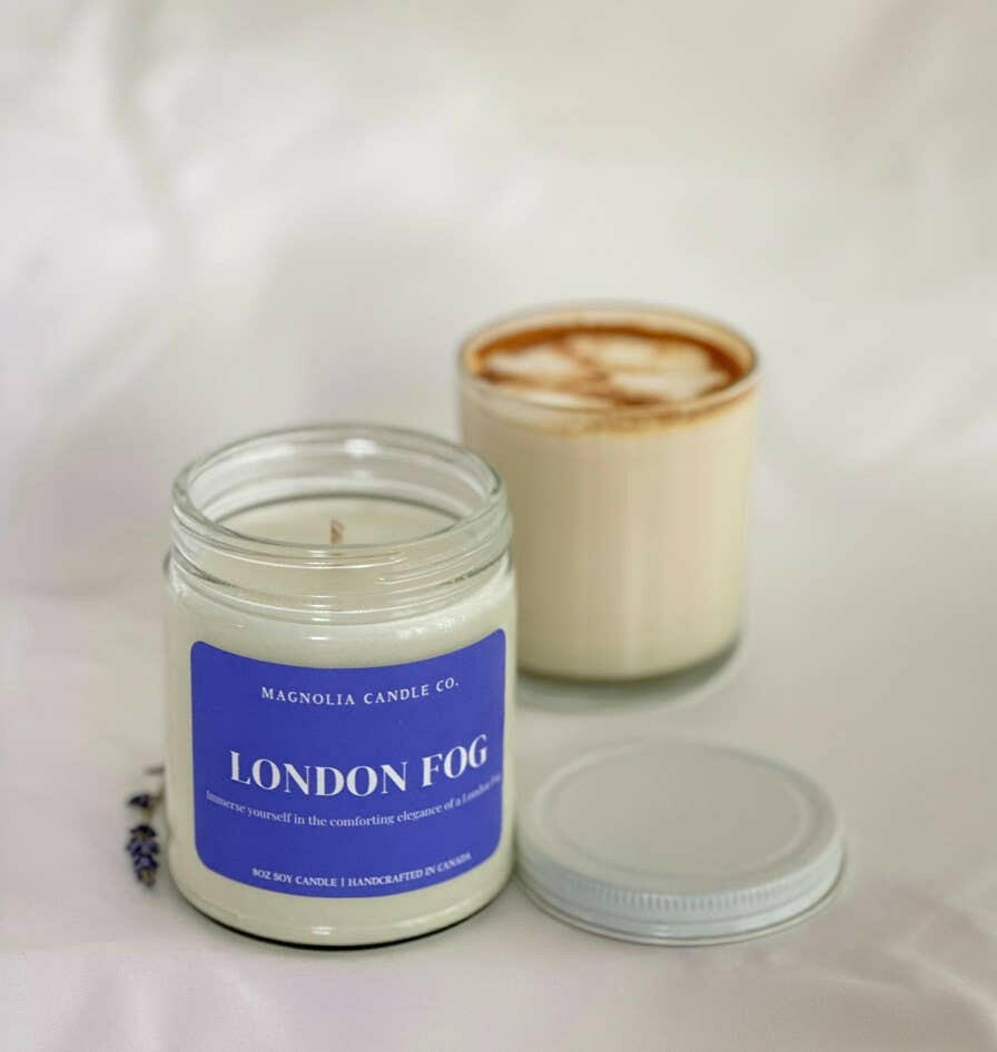 London Fog - Bougie Été | Printemps 8oz - Bougies et cires | Ma Boutique Aromatique.