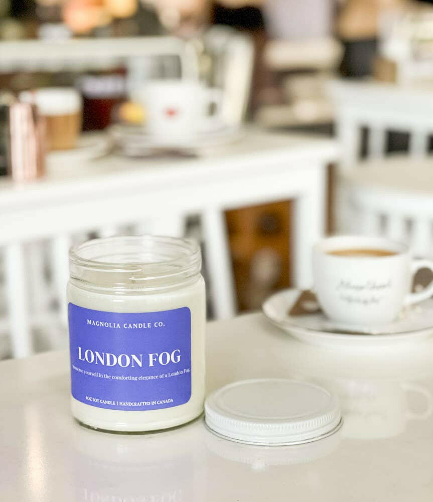 London Fog - Bougie Été | Printemps 8oz - Bougies et cires | Ma Boutique Aromatique.