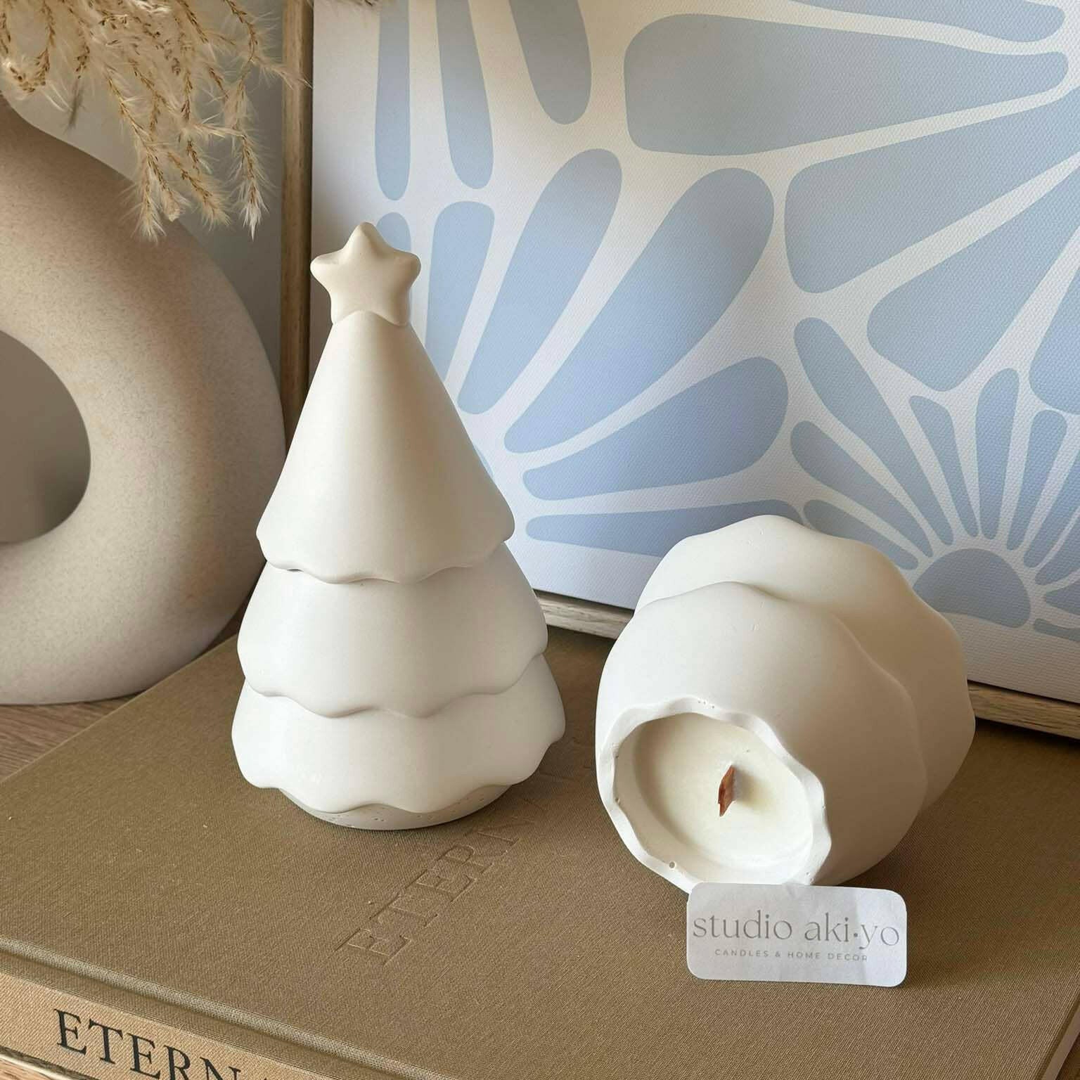 Bougie de soja Forêt d'hiver | Maison de vacances | Noël | Hiver - Bougies et cires | Ma Boutique Aromatique.