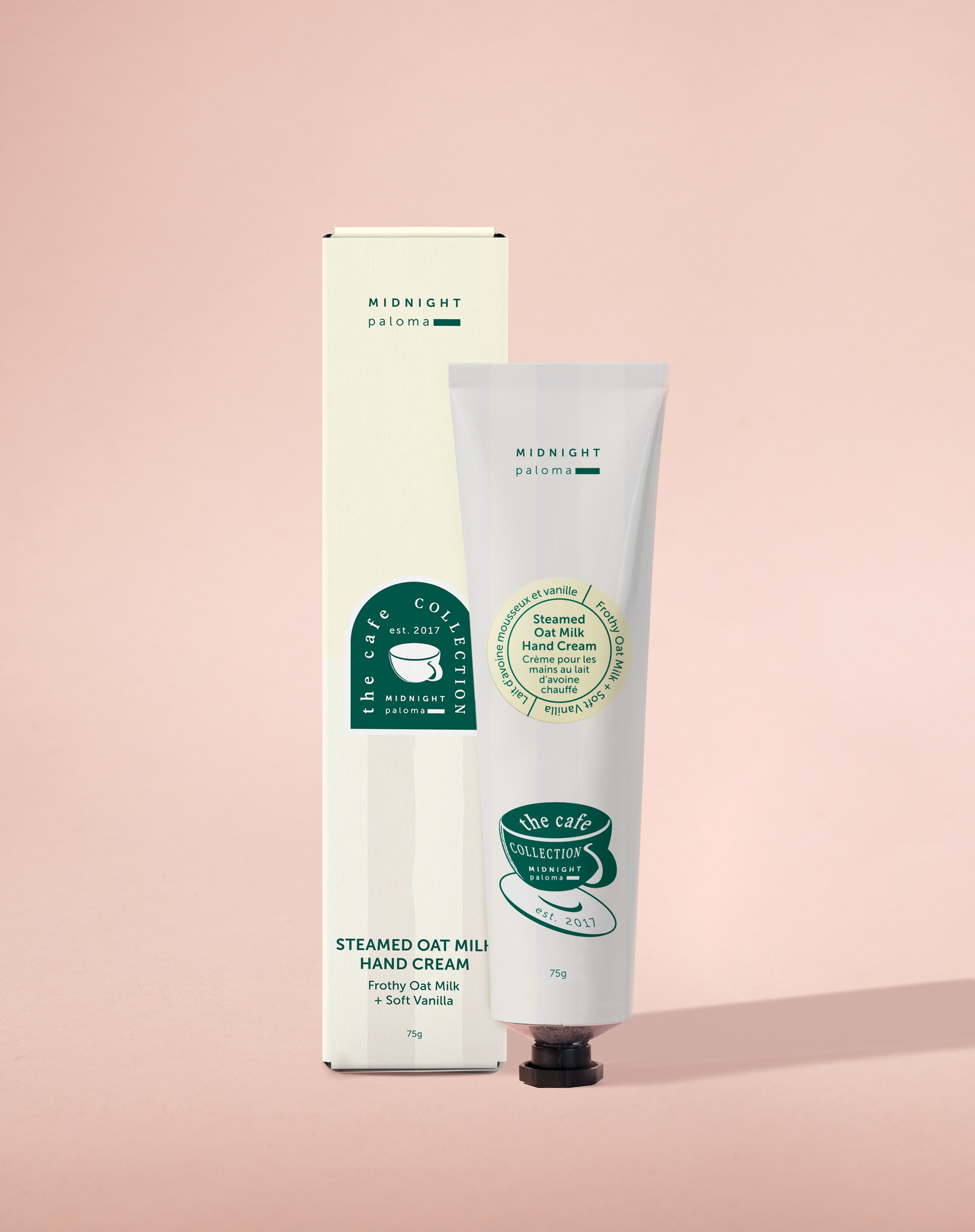 Ensemble : Crèmes pour les mains Collection Café + Présentoir de marque -  | Ma Boutique Aromatique.