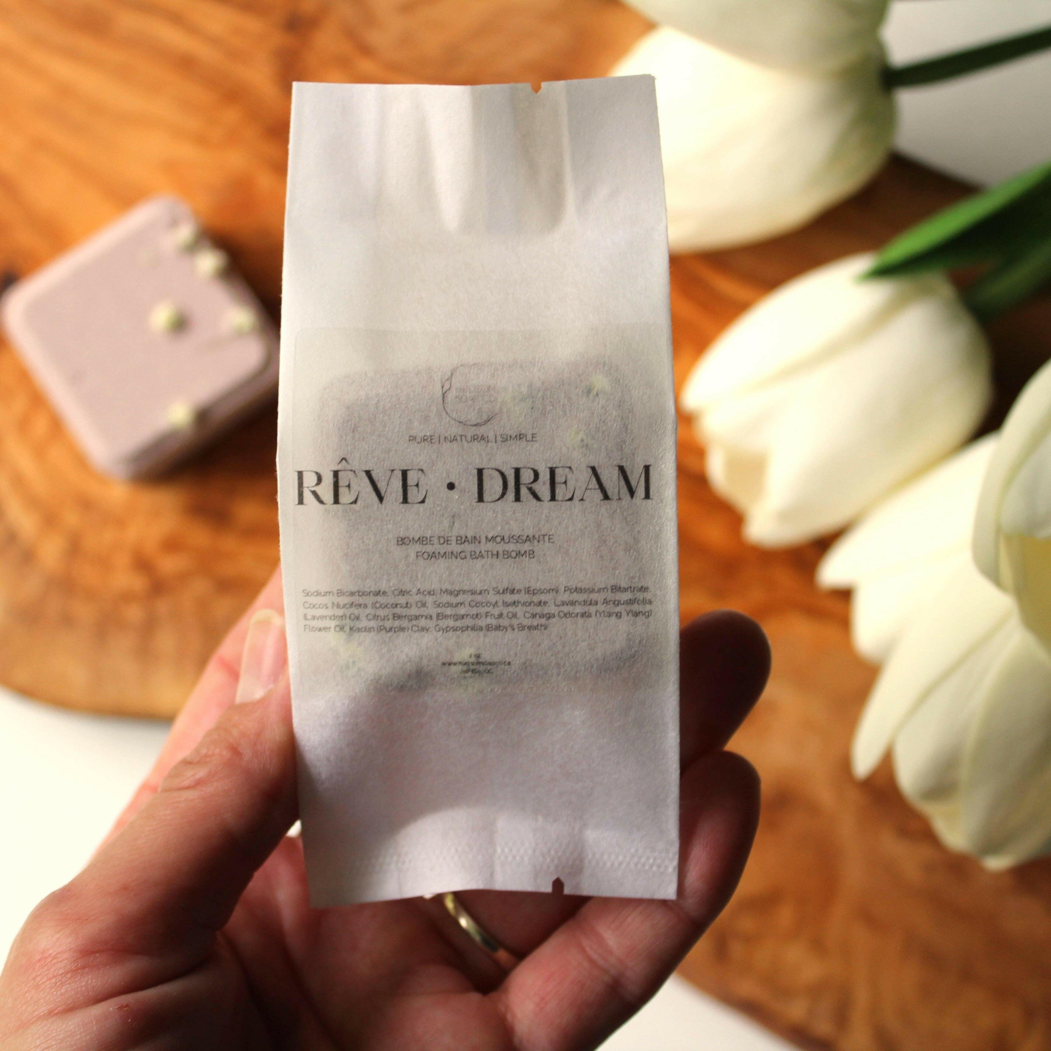 Hudson Soap Co. – Bombe de bain – Dream - Soins du corps | Ma Boutique Aromatique.
